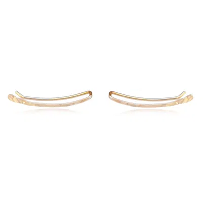 Kiri & Belle Women's Grace Climber Gold Filled Earrings
