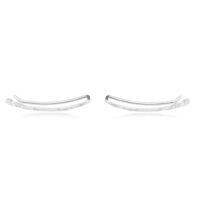 Kiri & Belle Women's Grace Climber Sterling Silver Earrings