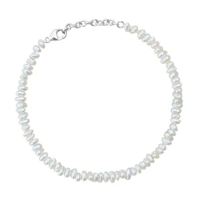 Kiri & Belle Women's Lia Mini Freshwater Pearl Sterling Silver Bracelet