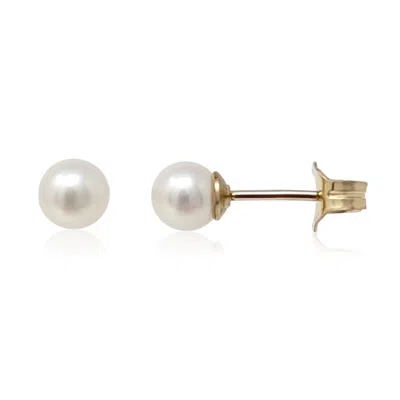Kiri & Belle Women's Mini Luna Gold Filled Stud Earrings