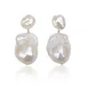 Kiri & Belle Women's Nova Large Baroque Pearl Drop Gold Filled Earrings In Multi