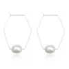 Kiri & Belle Women's Sara Geometric Pearl Sterling Silver Earrings In Silver