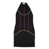 Kirin Peggy Gou Kirin Contrast-piping Mini Dress - Black In Black