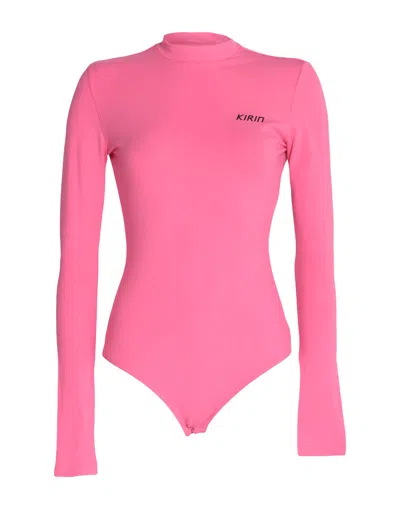 KIRIN PEGGY GOU KIRIN PEGGY GOU WOMAN BODYSUIT FUCHSIA SIZE S COTTON, ELASTANE