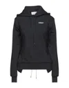 Kirin Peggy Gou Open-back Lace-up Printed French Cotton-terry Hoodie In Black