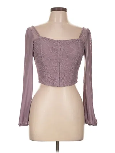 Pre-owned Kirious 3/4 Sleeve Blouse In Purple
