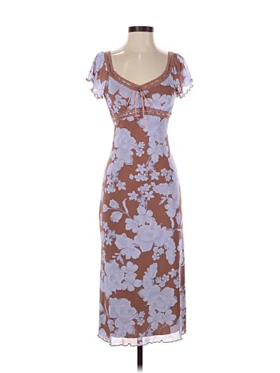 Pre-owned Kirious Casual Dress In Brown