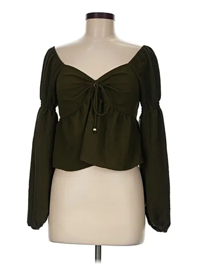 Kirious Long Sleeve Blouse In Green