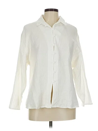 Pre-owned Kirious Long Sleeve Blouse In Ivory