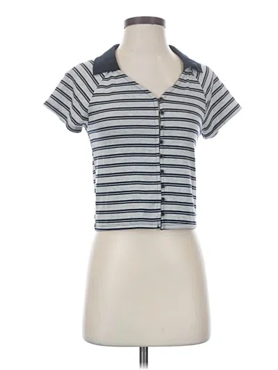 Pre-owned Kirious Short Sleeve Henley Shirt In Gray