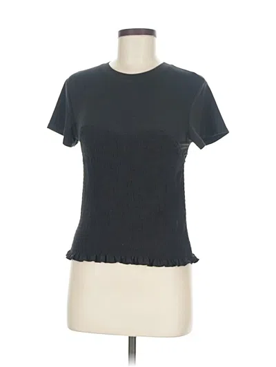 Pre-owned Kirious Short Sleeve Top Gray Crew Neck Tops