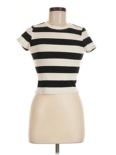 Pre-owned Kirious Short Sleeve Turtleneck In Ivory