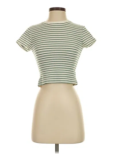 Pre-owned Kirious Short Sleeve Turtleneck In Ivory