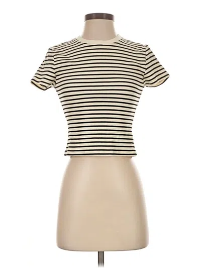 Pre-owned Kirious Short Sleeve Turtleneck In Ivory