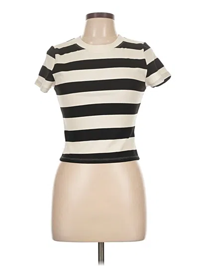 Pre-owned Kirious Short Sleeve Turtleneck In White