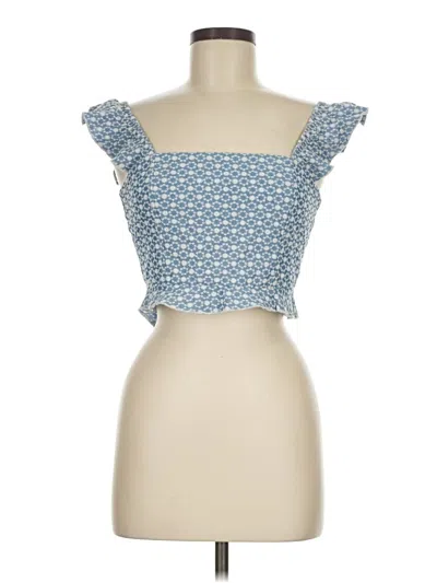 Pre-owned Kirious Sleeveless Blouse In Blue