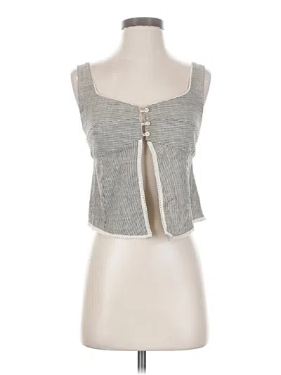 Pre-owned Kirious Sleeveless Blouse In Gray