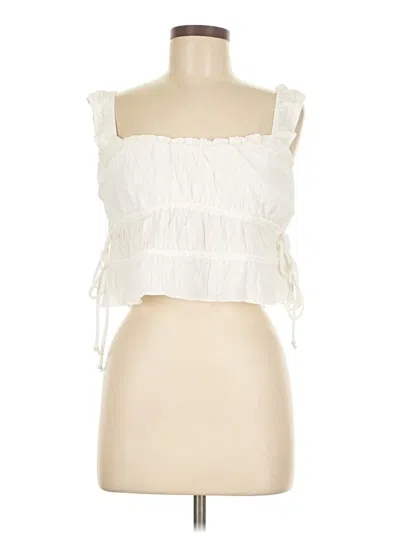 Pre-owned Kirious Sleeveless Blouse In Ivory