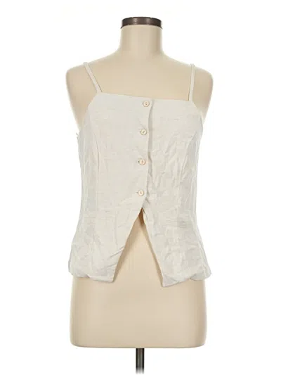 Pre-owned Kirious Sleeveless Blouse In Ivory