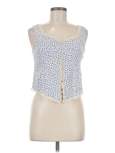 Pre-owned Kirious Sleeveless Blouse In Ivory