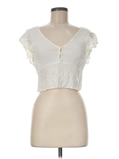 Pre-owned Kirious Sleeveless Blouse In Ivory