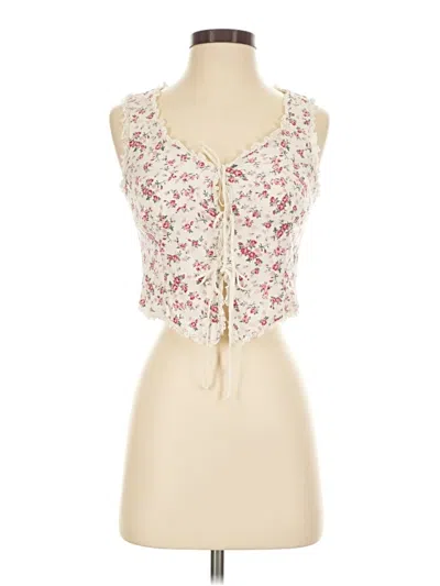 Pre-owned Kirious Sleeveless Blouse In Ivory