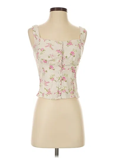 Pre-owned Kirious Sleeveless Blouse In Ivory