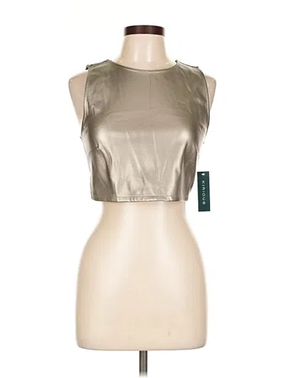 Kirious Sleeveless Blouse In Silver