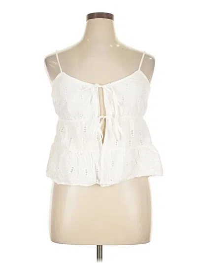 Pre-owned Kirious Sleeveless Blouse In White