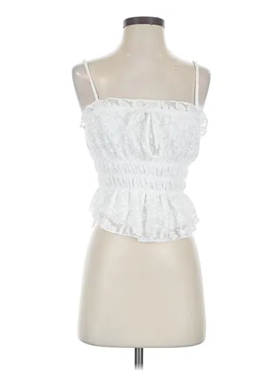 Pre-owned Kirious Sleeveless Blouse In White