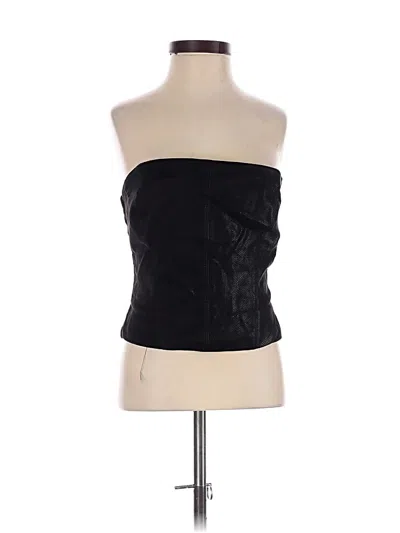 Pre-owned Kirious Sleeveless Top Black Strapless Neckline Tops