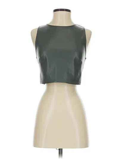 Pre-owned Kirious Sleeveless Top Gray Halter Neckline Tops