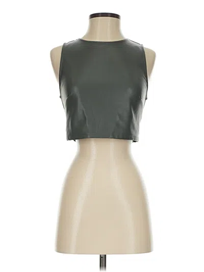 Pre-owned Kirious Sleeveless Top Gray Halter Neckline Tops