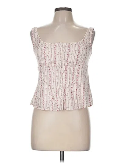 Pre-owned Kirious Sleeveless Top Purple Sweetheart Neckline Tops