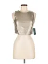 Kirious Sleeveless Top Silver Tops In Gold