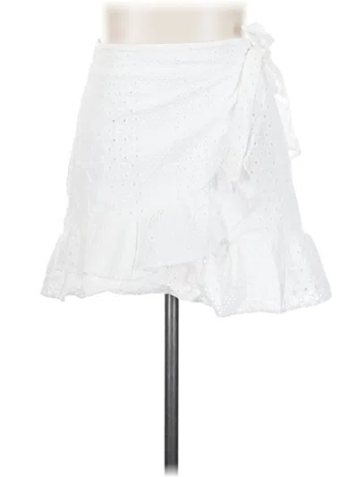 Pre-owned Kirious Sleeveless Top White One Shoulder Neckline Tops