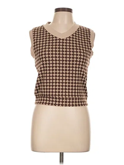 Pre-owned Kirious Sweater Vest In Brown
