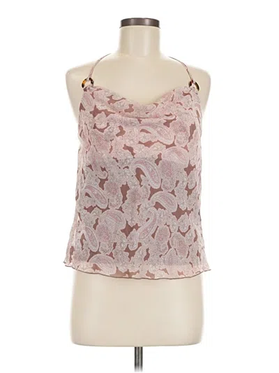 Pre-owned Kirious Tank Top Pink Halter Neckline Tops