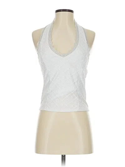 Pre-owned Kirious Tank Top White Halter Neckline Tops