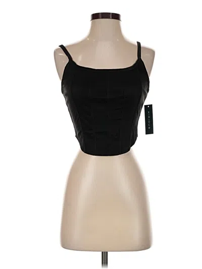 Pre-owned Kirious Tube Top Black Strapless Neckline Tops