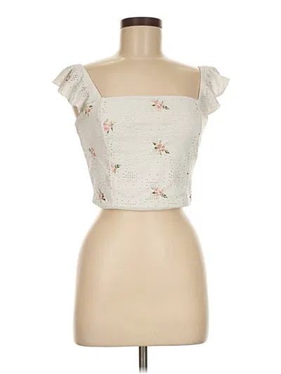 Pre-owned Kirious Tube Top Ivory Strapless Neckline Tops