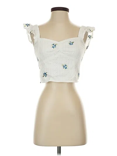 Pre-owned Kirious Tube Top Ivory Sweetheart Neckline Tops