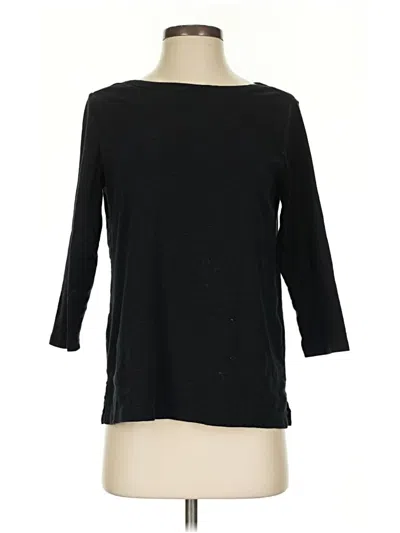 Pre-owned Kirkland Signature 3/4 Sleeve T-shirt In Black