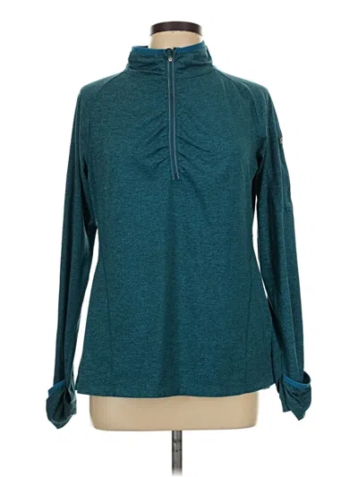 Pre-owned Kirkland Signature Fleece Jacket In Teal