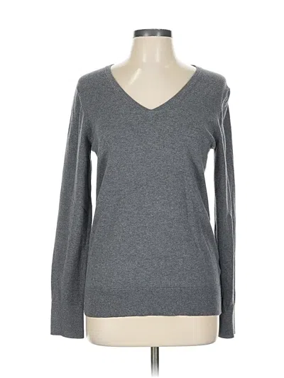 Pre-owned Kirkland Signature Long Sleeve T-shirt In Gray