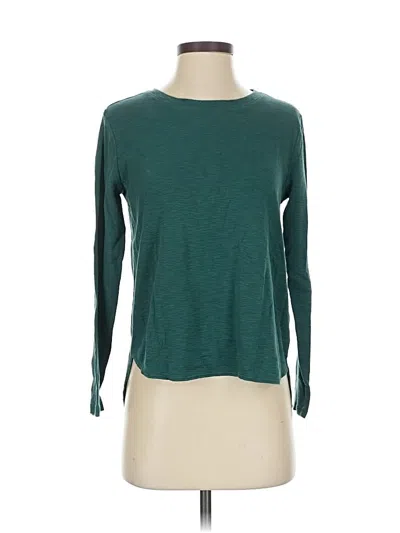 Pre-owned Kirkland Signature Long Sleeve T-shirt In Green
