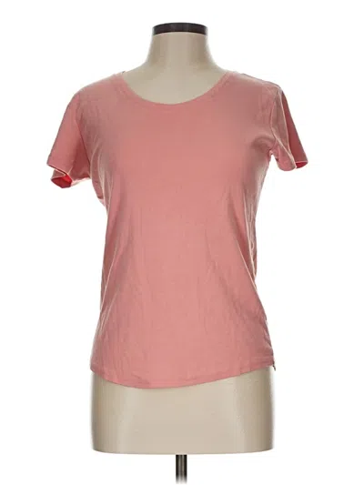Pre-owned Kirkland Signature Short Sleeve T-shirt In Pink
