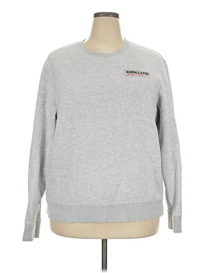 Pre-owned Kirkland Signature Sweatshirt In Gray