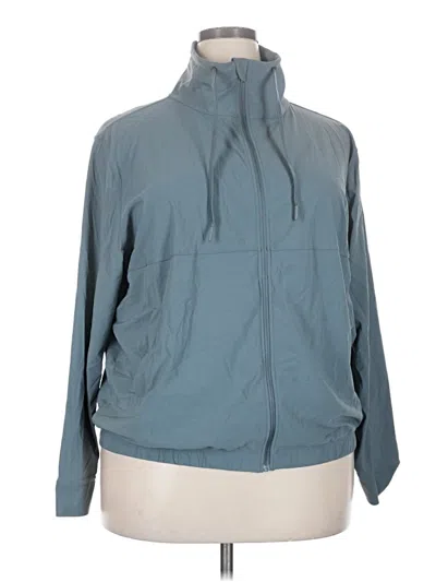 Pre-owned Kirkland Signature Windbreaker Jacket In Teal