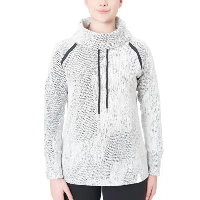 Kirkland Signature Women's Jacquard Pullover Sweatshirt In White